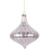 Boule de Noël Rose 10 cm Clayre & Eef