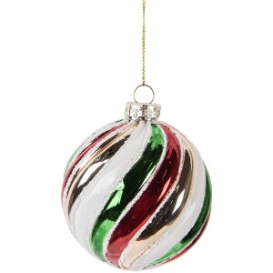 Boule de Noël Clayre & Eef 6GL5174 Ø 8 cm...