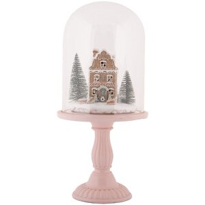 Clayre & Eef Cloche en Verre Décorative LED...
