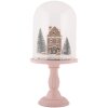 Clayre & Eef Cloche en Verre Décorative LED Ø 17x36 cm