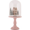 Clayre & Eef Cloche en Verre Décorative LED Ø 17x36 cm