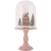 Clayre & Eef Cloche en Verre Décorative LED Ø 17x36 cm