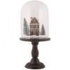 Clayre & Eef 6GL5190 Cloche en Verre LED Ø 17x36 cm