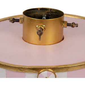 Clayre & Eef 6MG0107 Support Sapin de Noël 40x40x30 cm Or Rose