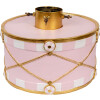 Clayre & Eef 6MG0107 Support Sapin de Noël 40x40x30 cm Or Rose