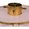 Clayre & Eef 6MG0107 Support Sapin de Noël 40x40x30 cm Or Rose