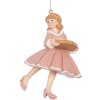 Décoration Suspendue Ballerine 7x7x11 cm Clayre & Eef