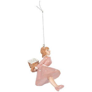 Décoration suspendue Ballerina Rose Clayre & Eef
