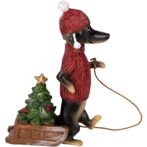 Clayre & Eef 6PR5305 Décoration Chien Teckel...
