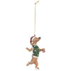 Décoration Suspendue Chien Clayre & Eef 6PR5308 Marron & Vert