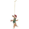 Décoration Suspendue Chien Clayre & Eef 6PR5308 Marron & Vert