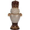 Cassenoix Décoratif Clayre & Eef 16x10x30 cm Marron et Gris