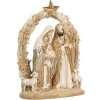 Clayre & Eef Groupe de Noël 19x7x24 cm Beige-Doré