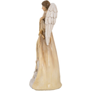 Groupe de Noël Clayre & Eef 15x12x30 cm Beige-Doré