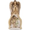 Groupe de Noël Clayre & Eef 15x12x30 cm Beige-Doré