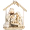 Groupe de Noël Clayre & Eef 10x5x12 cm Beige Doré