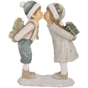 Décoration enfant Clayre & Eef 6PR5651 Beige Vert 15x6x18 cm