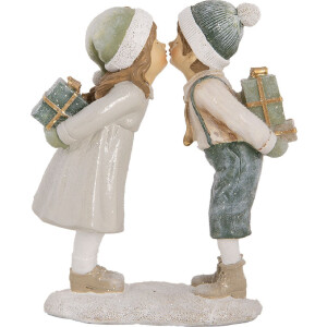 Décoration enfant Clayre & Eef 6PR5651 Beige Vert 15x6x18 cm