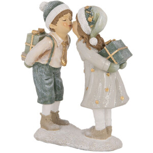 Décoration enfant Clayre & Eef 6PR5651 Beige Vert 15x6x18 cm