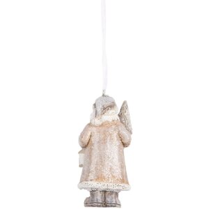Clayre & Eef Père Noël Décoration 5x4x9 cm