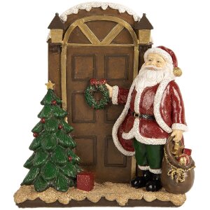 Clayre & Eef Père Noël 18x7x20 cm Rot Braun