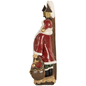 Clayre & Eef Père Noël 18x7x20 cm Rot Braun