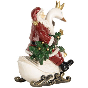 Clayre & Eef 6PR5671 Père Noël sur Cygne...