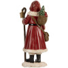 Décoration Père Noël Clayre & Eef 6PR5672 12x11x26 cm Rouge & Blanc