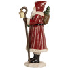 Décoration Père Noël Clayre & Eef 6PR5672 12x11x26 cm Rouge & Blanc