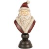Buste Décorative Père Noël Clayre & Eef 6PR5673 Rouge & Blanc