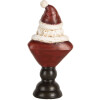 Buste de Noël Clayre & Eef 6PR5674 7x5x15 cm Rouge & Blanc