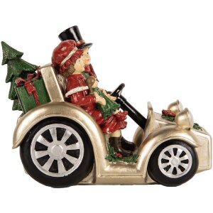 Clayre & Eef Décoration Enfant Voiture 22x14x16 cm
