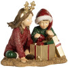 Clayre & Eef 6PR5676 Décoration Enfant Rouge & Vert 14x9x11 cm