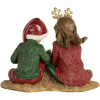 Clayre & Eef 6PR5676 Décoration Enfant Rouge & Vert 14x9x11 cm