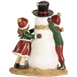 Clayre & Eef 6PR5679 Décoration Enfant Bonhomme de Neige 13x10x16 cm