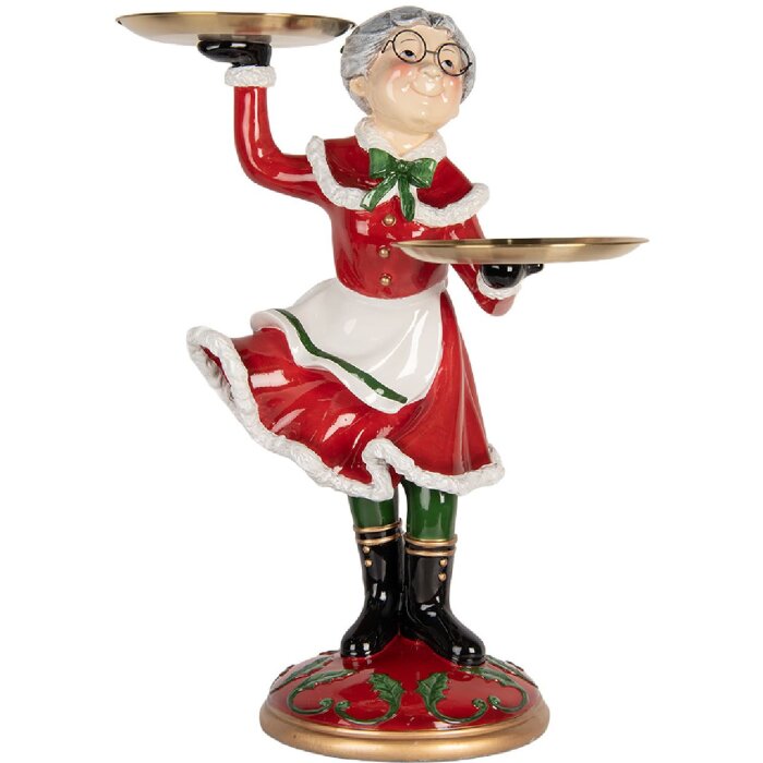 Clayre & Eef Femme de Noël 47x32x62 cm