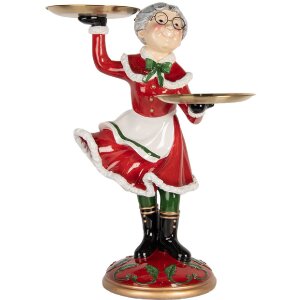 Clayre & Eef Femme de Noël 47x32x62 cm