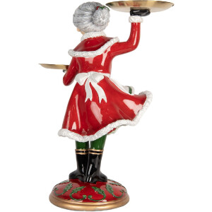 Clayre & Eef Femme de Noël 47x32x62 cm