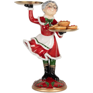 Clayre & Eef Femme de Noël 47x32x62 cm