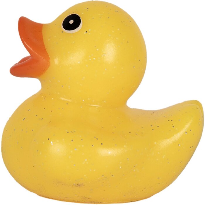 Canard de Bain Décoratif Clayre & Eef Jaune 6x6x6 cm