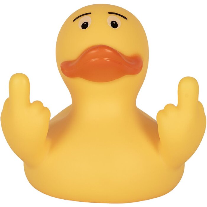 Canard de Bain Décoratif Clayre & Eef 16x14x14 cm Jaune