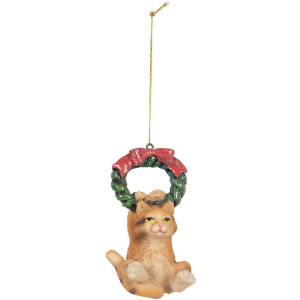 Suspension décorative chat Clayre & Eef 6x5x9...