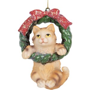 Clayre & Eef 6PR5314 Déco Chat Suspendue 6x5x9 cm