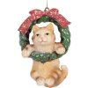 Clayre & Eef 6PR5314 Déco Chat Suspendue 6x5x9 cm