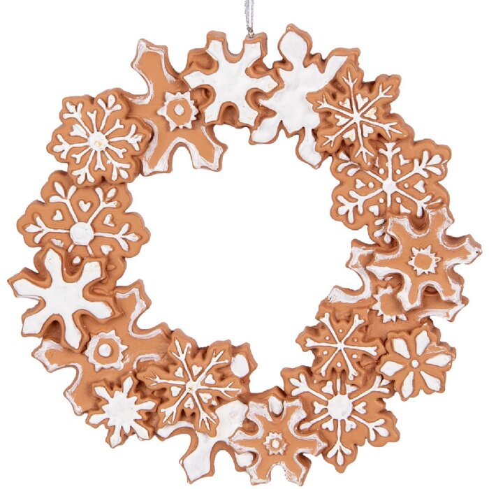 Clayre & Eef Couronne de Noël 18x2 cm