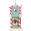 Clayre & Eef 6PR5324 Décoration Suspendue Maison Vert Blanc