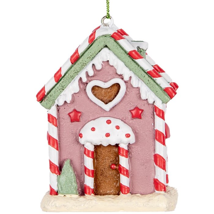 Clayre & Eef 6PR5325 Décoration Suspension Maison Rose