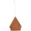 Clayre & Eef Décoration Suspendue Maison 9x1x10 cm Blanc Marron
