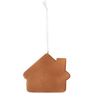 Clayre & Eef 6PR5329 Décoration Suspendue Maison Blanche 9x1x8 cm