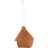 Clayre & Eef Décoration Suspension Maison 9x1x10 cm Blanc Marron